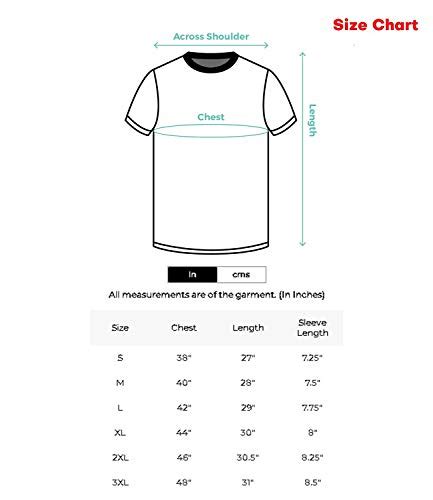 bewakoof size chart.